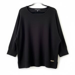 Marc New York Andrew Marc $68 Black Batwing Sleeve Sweater 3X